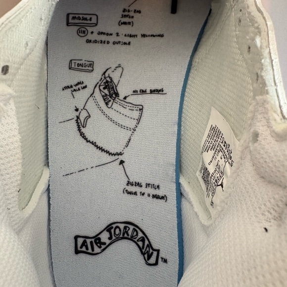 Air Jordan 1 High Union x Fragment Black White NEW Size 9.5 - Picture 8 of 10